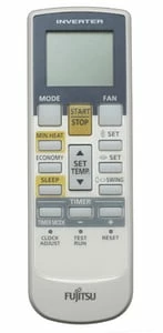 Outlet ⭐ Fujitsu 6-3/10 in. Plastic Remote Control for RIWH18-24AVFJ, RIWH18ASJ, RIWH24ASJ, RIWH30ASJ and RIWH36ASJ 🧨